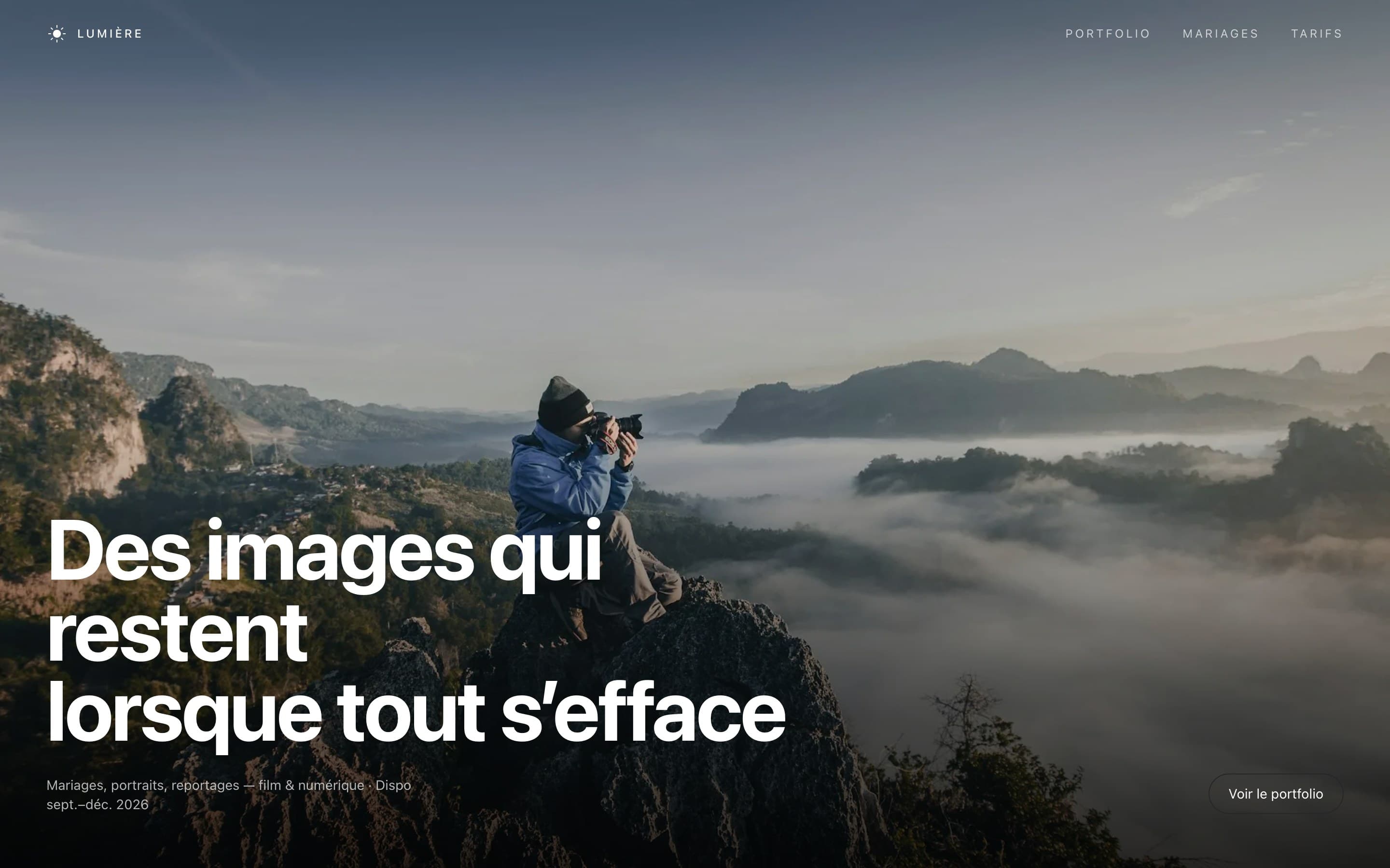 Lumière — Sélection photo — mariage & édition