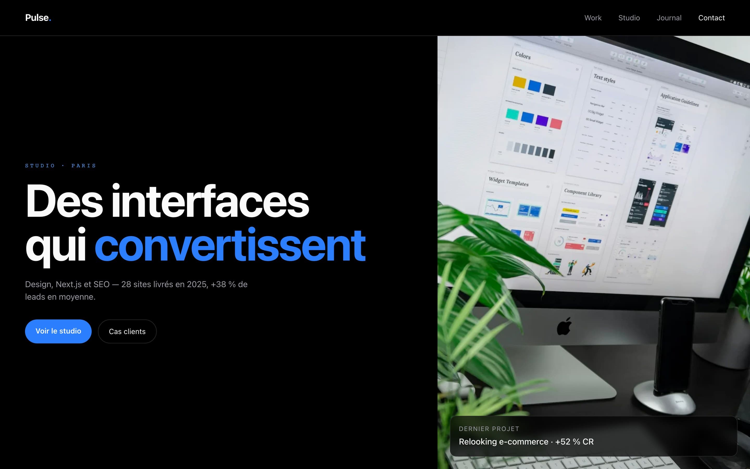 Pulse — Des interfaces qui convertissent